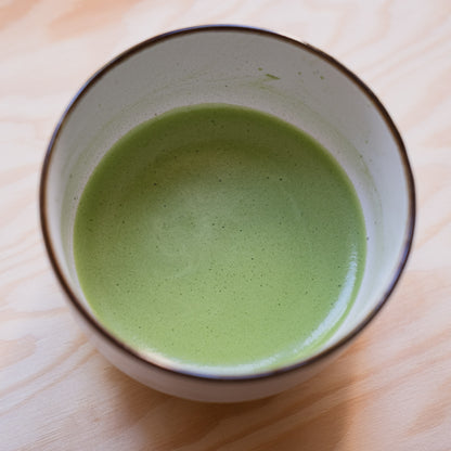 Usucha made with 100% stone-milled Uji matcha, topped with silky microfoam.