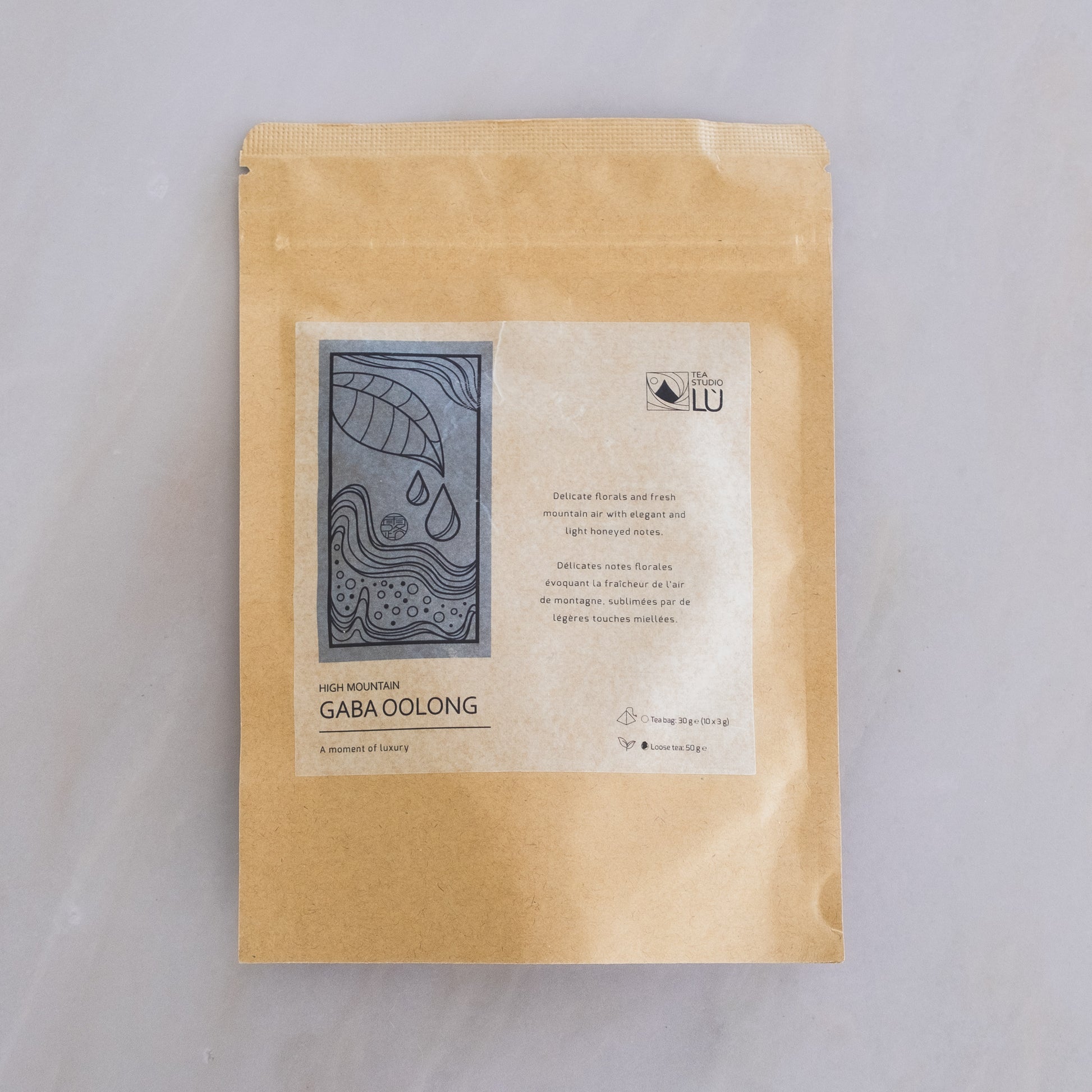 Tea Studio Lu High Mountain GABA Oolong tea 50g loose leaf packaging