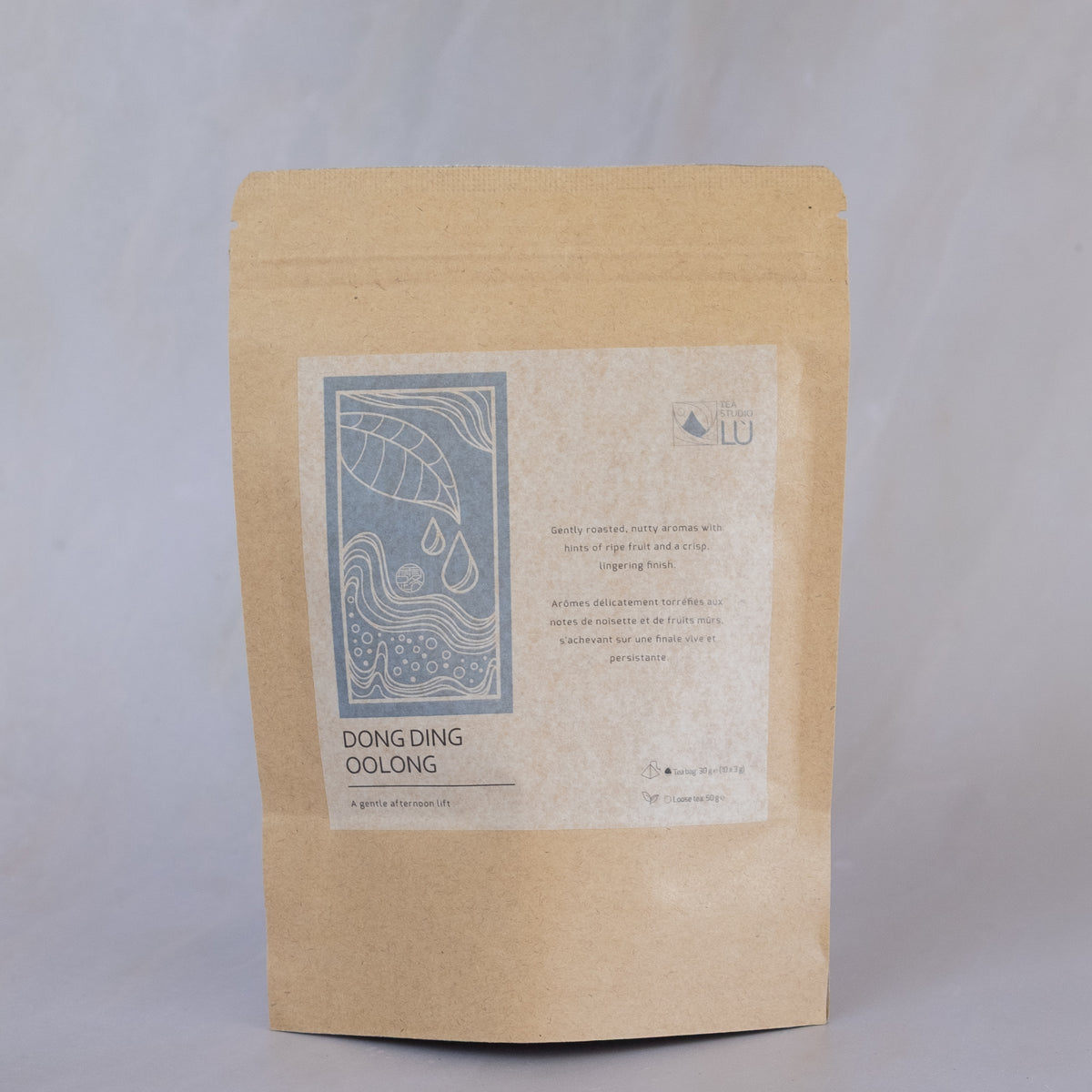 Tea Studio Lu Dong Ding Oolong Taiwanese tea 10 tea bags packaging