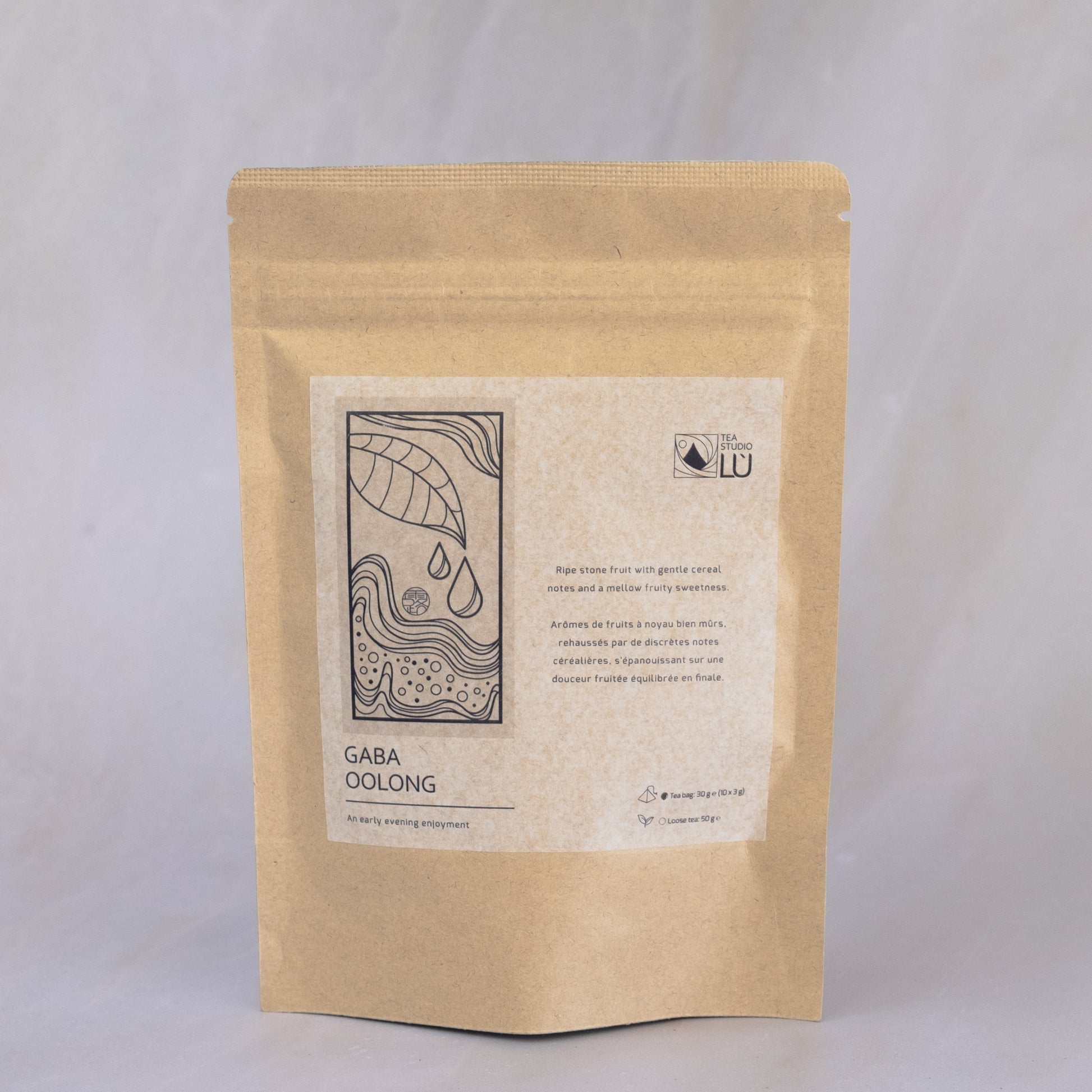Tea Studio Lu GABA Oolong Taiwanese tea 10 tea bags packaging