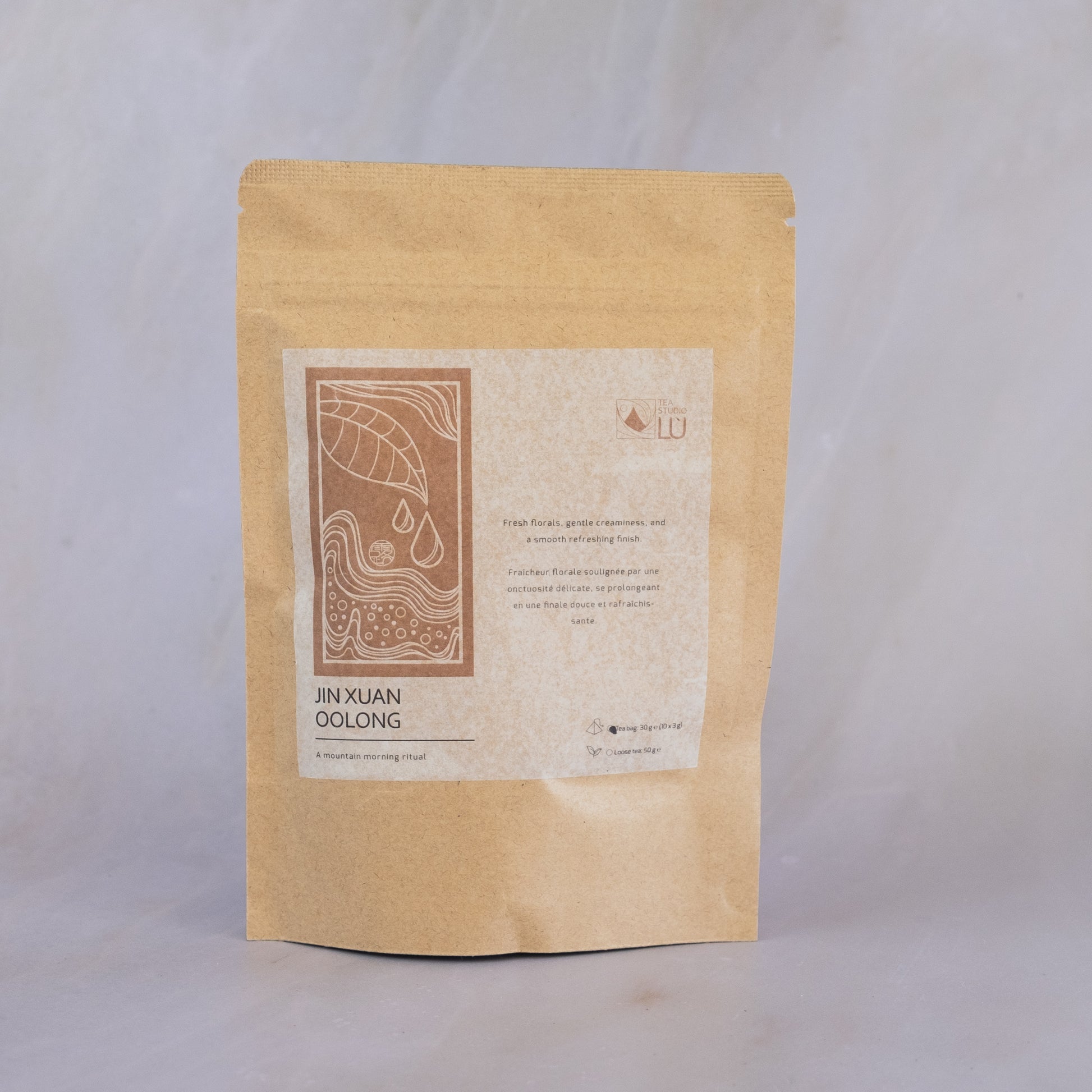 Tea Studio Lu Jin Xuan Oolong Taiwanese tea 10 tea bags packaging